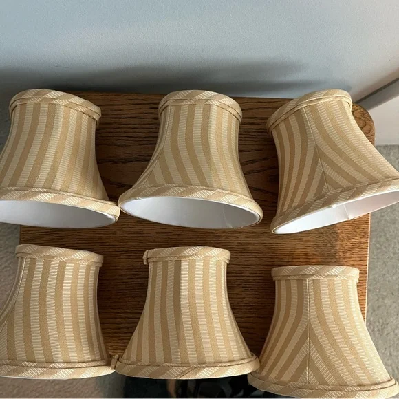Set of 6 Chandelier Lampshades - Picture 5 of 6